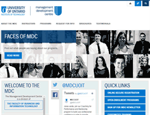 Tablet Screenshot of mdc.uoit.ca